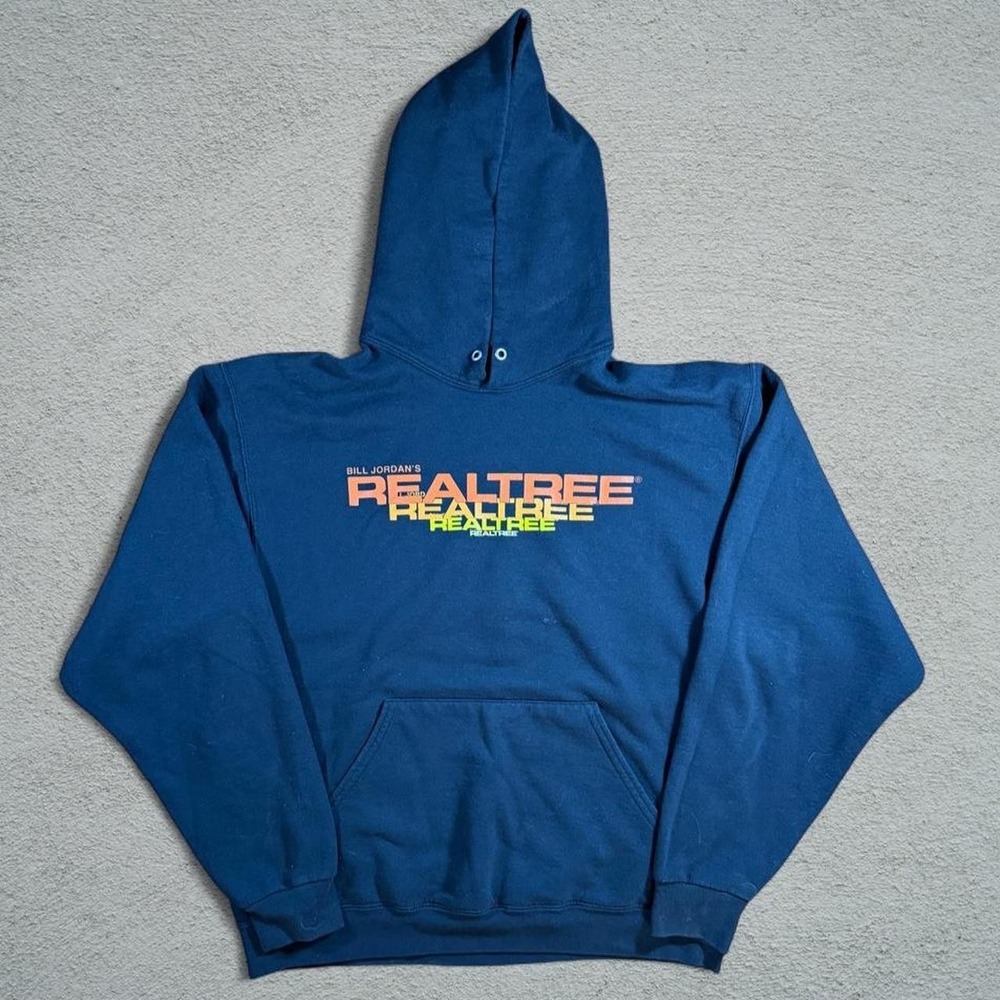 Vintage 2000s Realtree Y2K Hoodie Size L Royal Blue